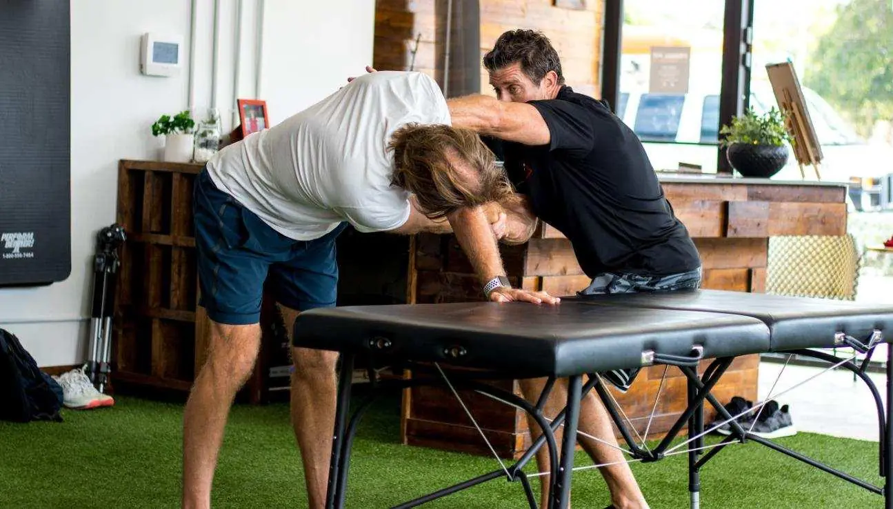 Assisted stretching session in Miami at Primal Fit Miami
