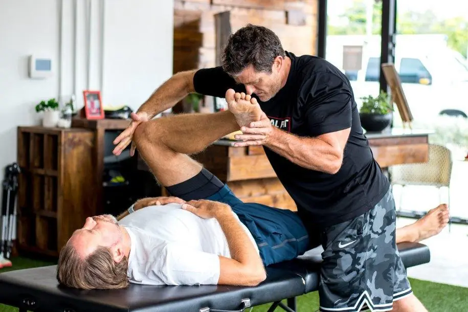 Executive stretch therapy session in Miami